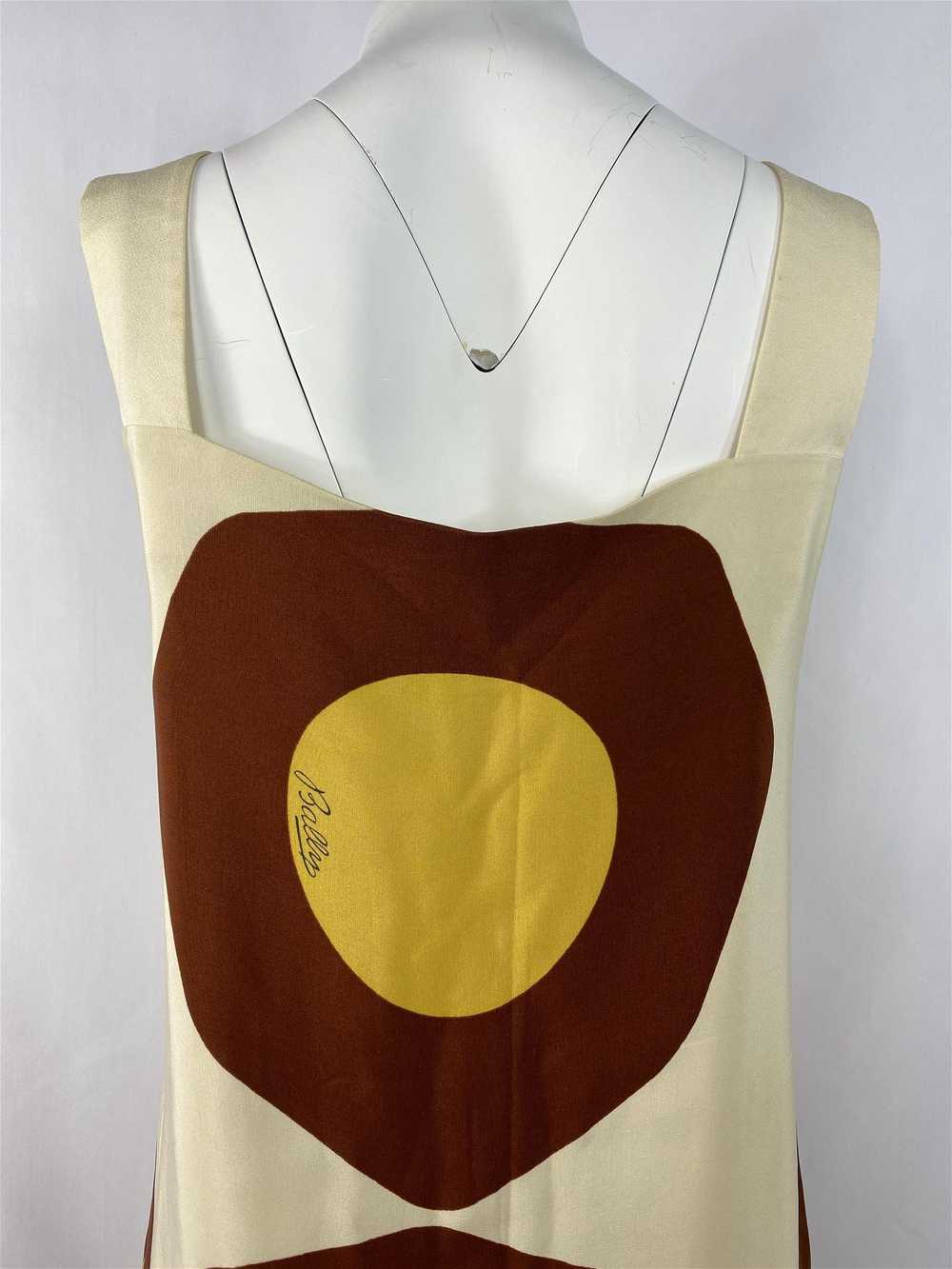 Vintage Bally Silk Ivory Sleeveless Mini Dress Si… - image 12
