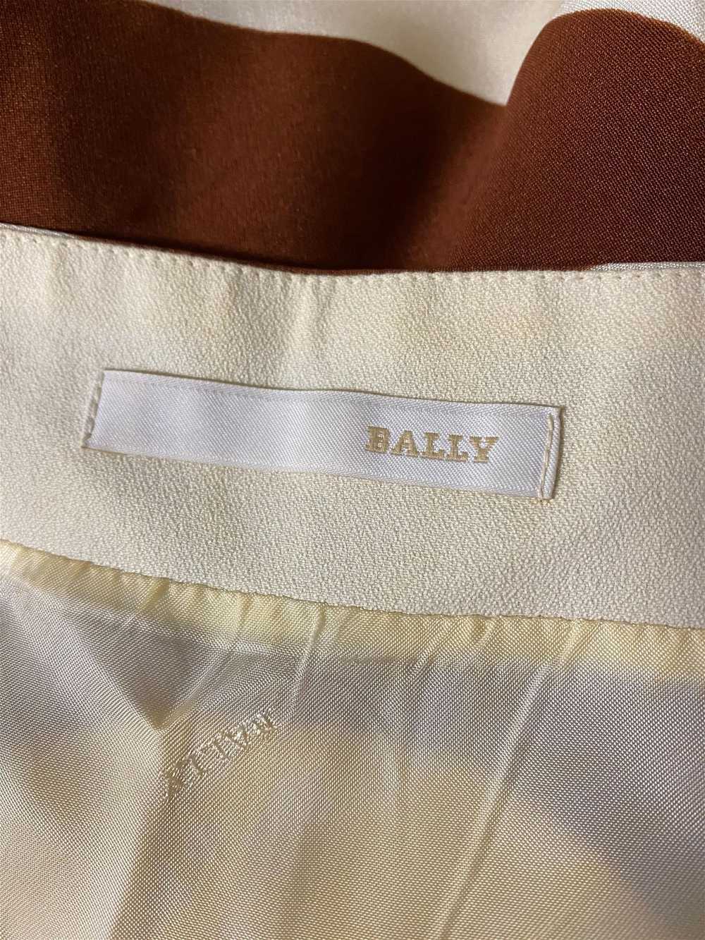 Vintage Bally Silk Ivory Sleeveless Mini Dress Si… - image 4