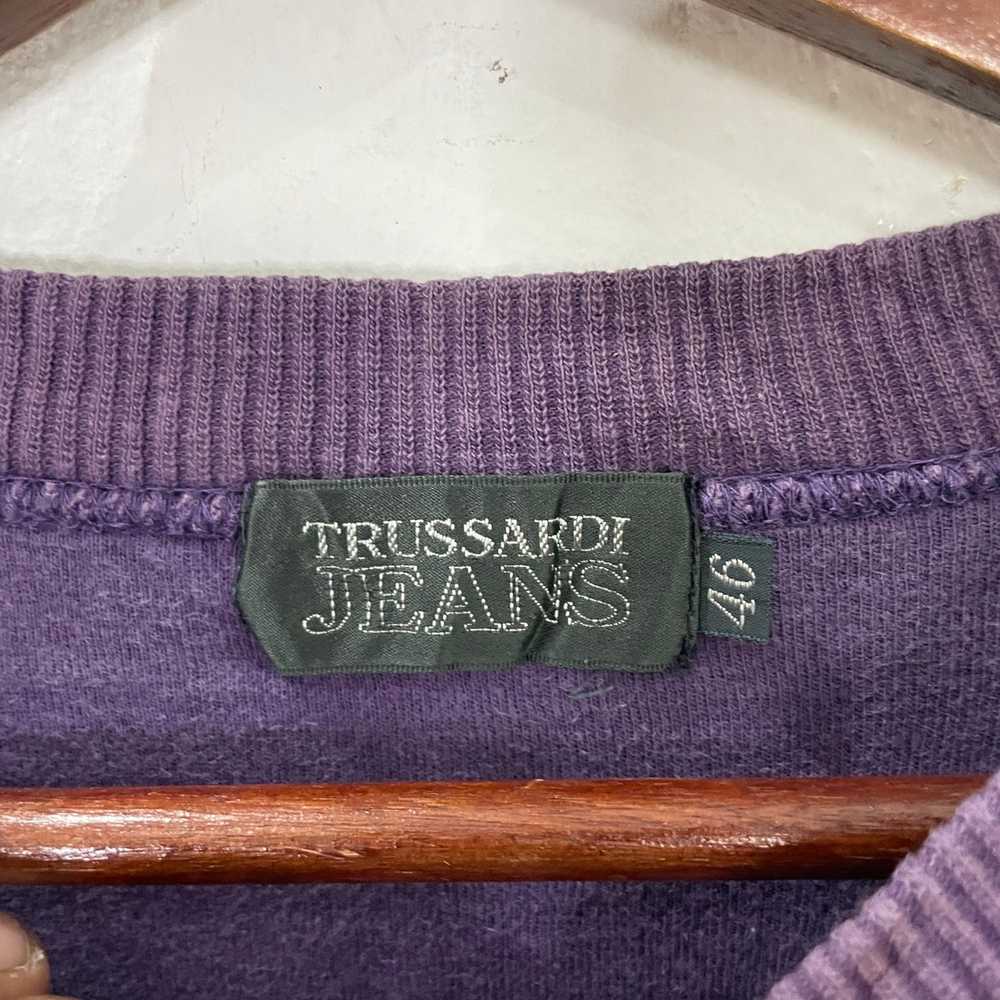 Trussardi - Vintage Trussardi Embroidery Big Logo… - image 5