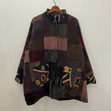 Japanese Brand - Vintage Unbranded Patchwork Moti… - image 1