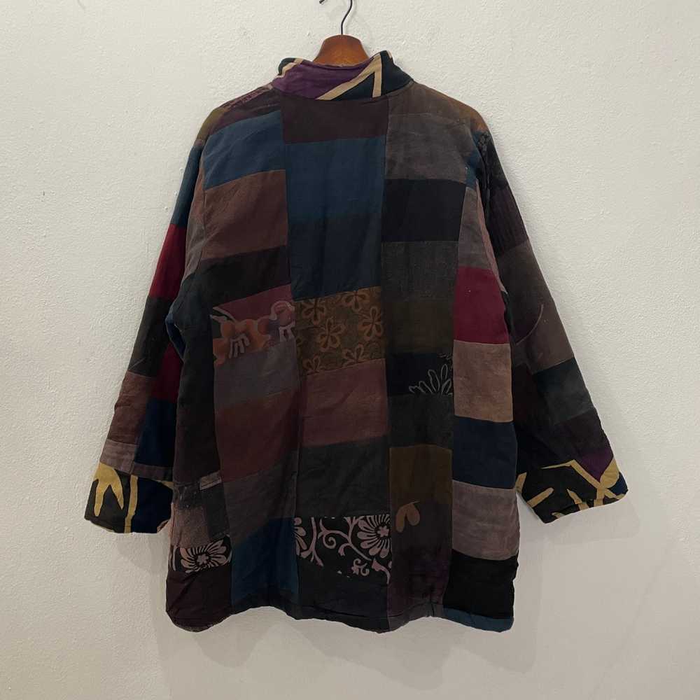 Japanese Brand - Vintage Unbranded Patchwork Moti… - image 6