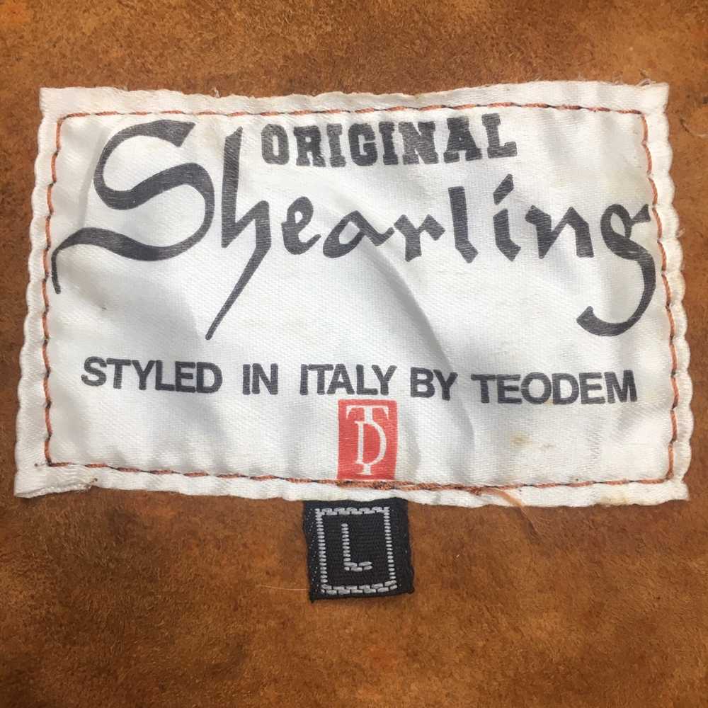 Italian Designers - Vtg TEODEM ITALY SHEARLING Ge… - image 8