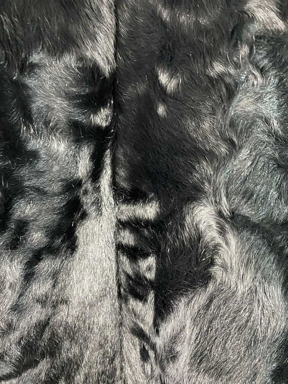 Ralph Lauren Collection Black Lamb Fur Cropped Co… - image 11