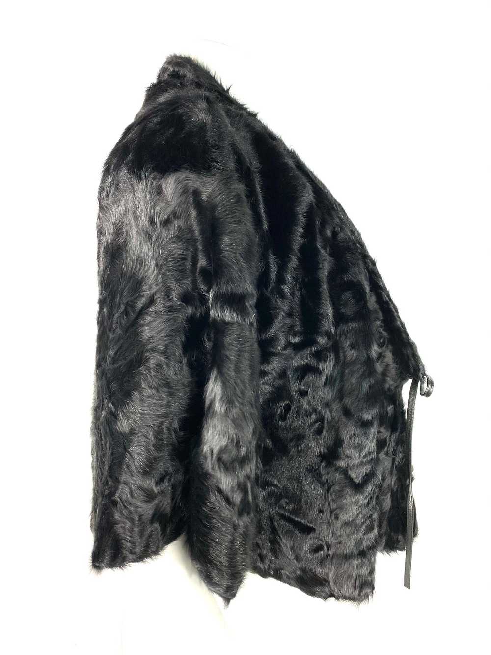 Ralph Lauren Collection Black Lamb Fur Cropped Co… - image 9