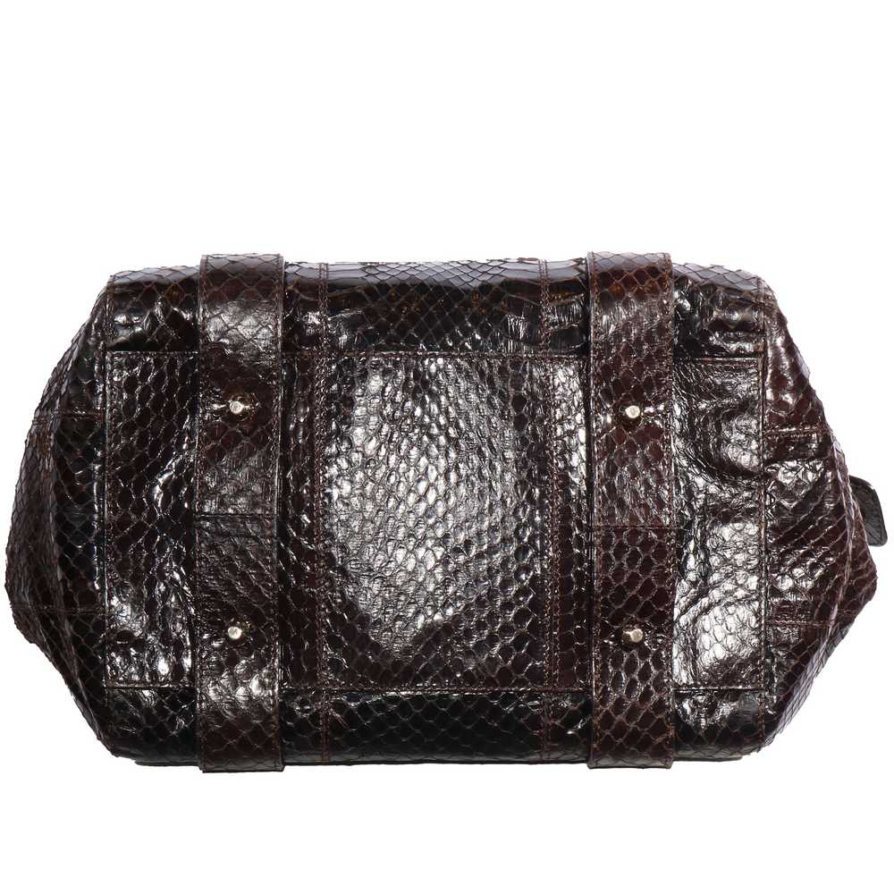 VTG DOLCE AND GABBANA EMBOSSED LEATHER TOP HANDLE… - image 3