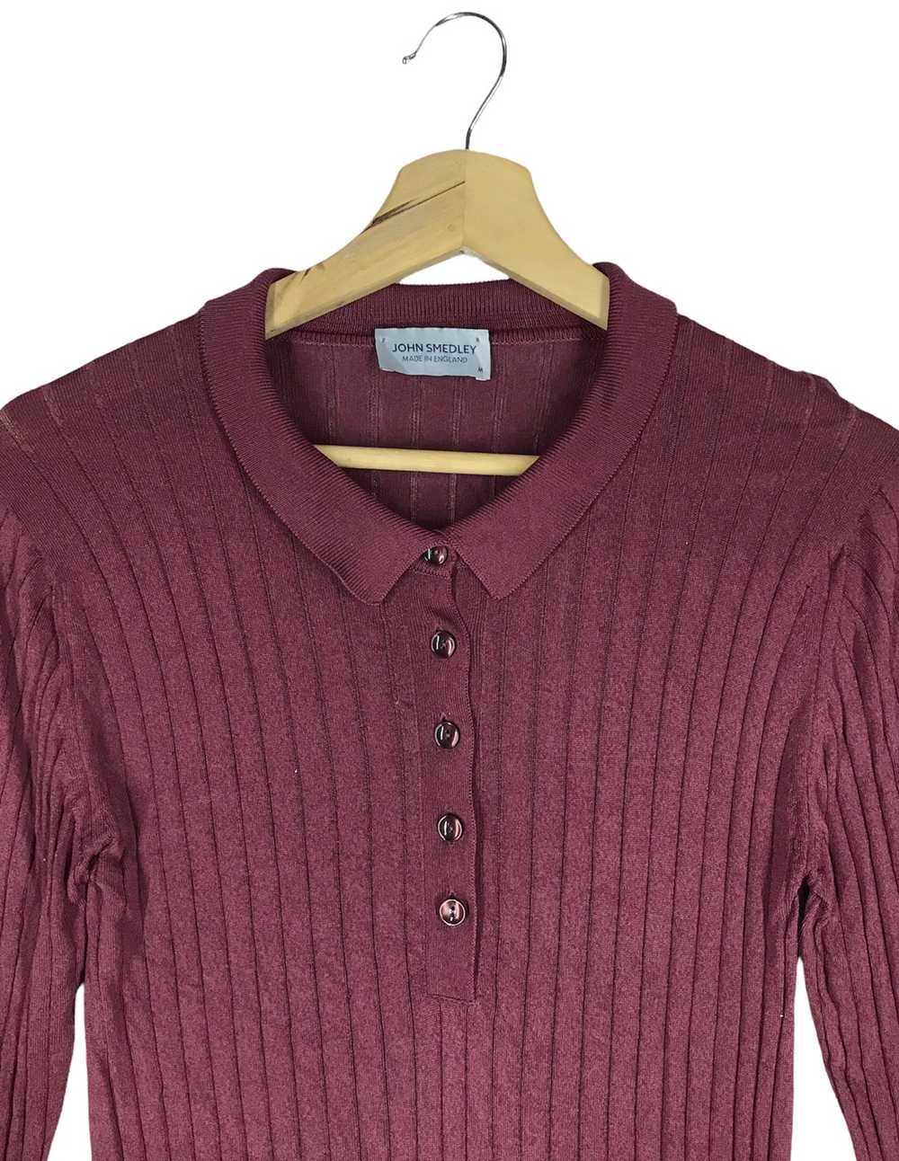 Vintage - Vintage John Smedley Long Sleeve Stretc… - image 3