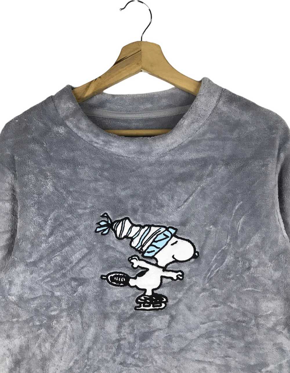 Japanese Brand - Peanuts Snoopy X GU Fleece Sweat… - image 3