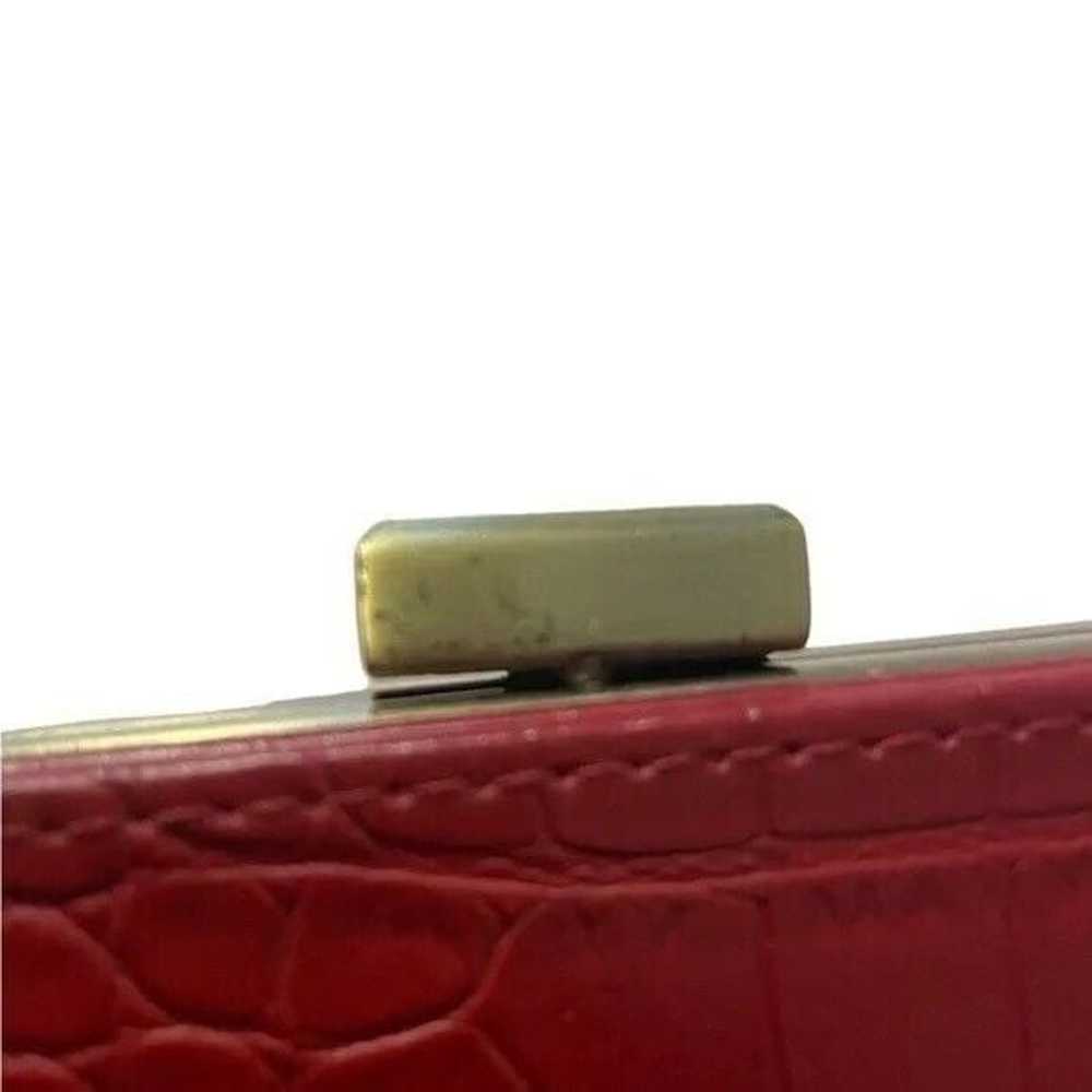 Vintage Red Croc Clutches - image 6