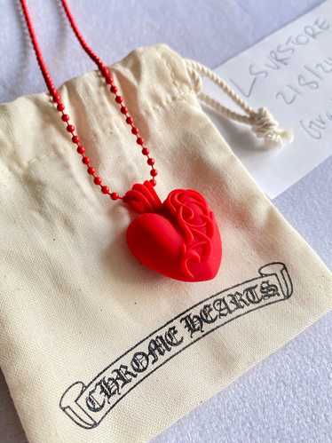 Chrome Hearts Chrome Hearts ♥️ Red Heart Pendant N