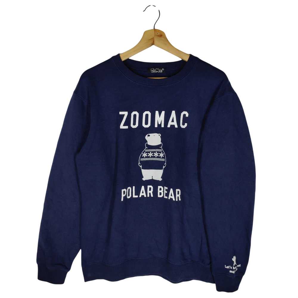 Vintage - Zoo Mac Polar Bear Peace Project Sweats… - image 1