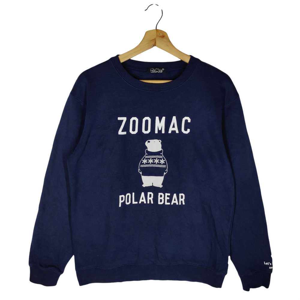 Vintage - Zoo Mac Polar Bear Peace Project Sweats… - image 2