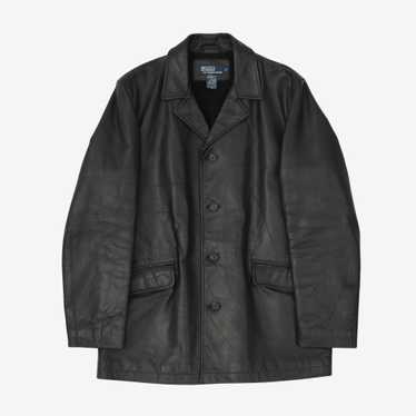 Ralph Lauren Leather Car Coat - image 1