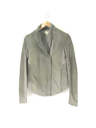 2000s Helmut Lang Biker Paper Leather Jacket