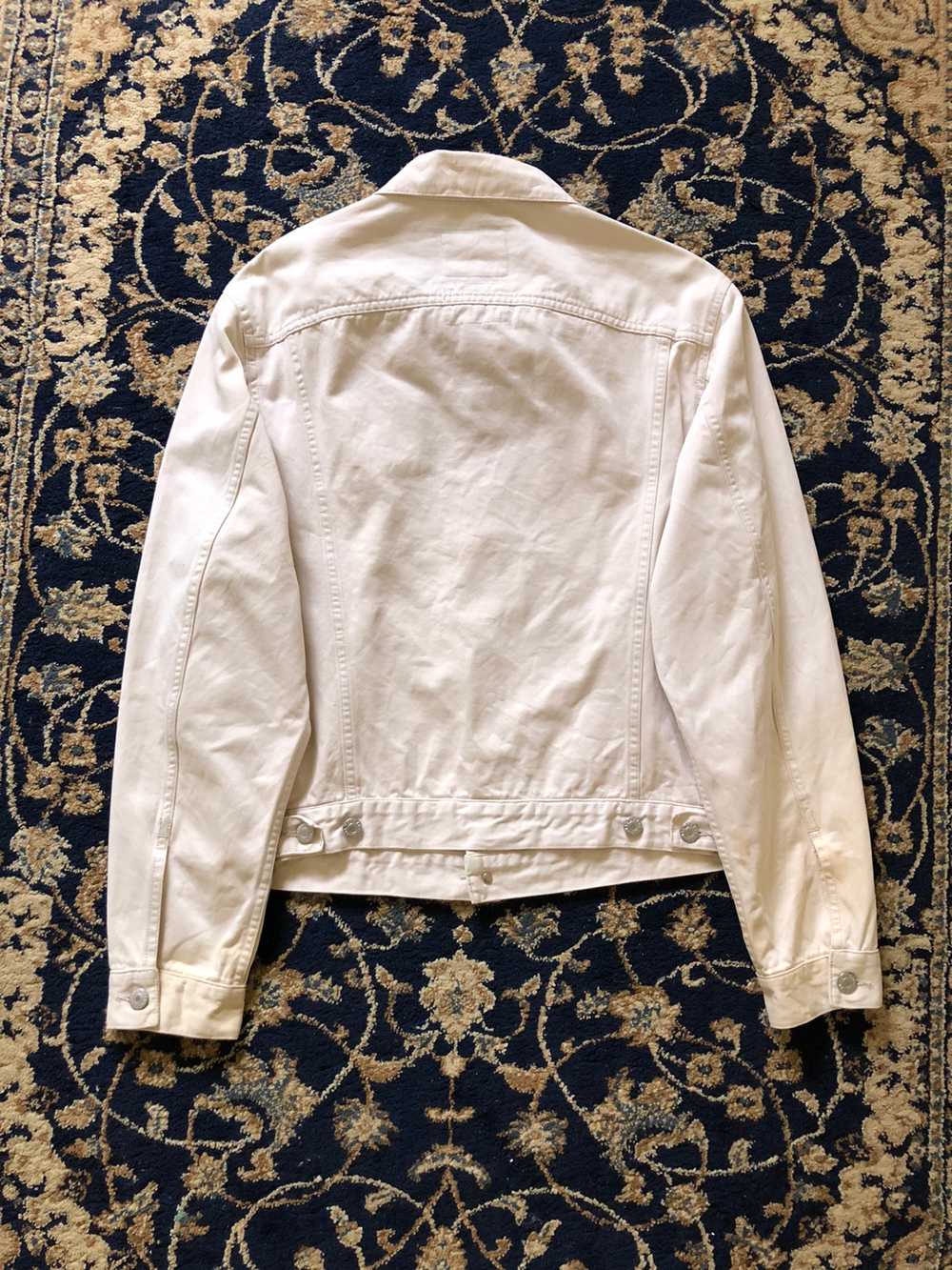 1998 Helmut Lang Off-white Vintage Cotton Jacket - image 7