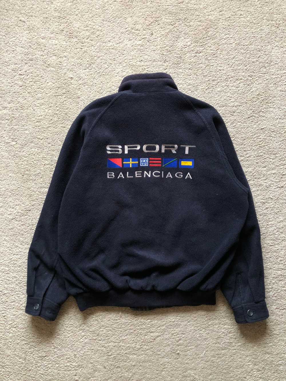 1980s Balenciaga Sport Yacht Club Reversible Jack… - image 1