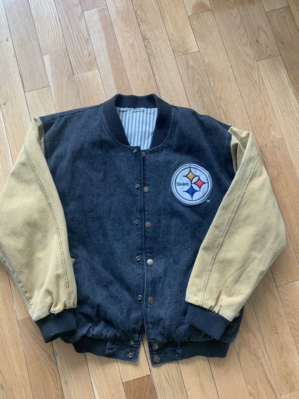 Vintage Vintage Steeler Bomber Varsity Jacket - image 2