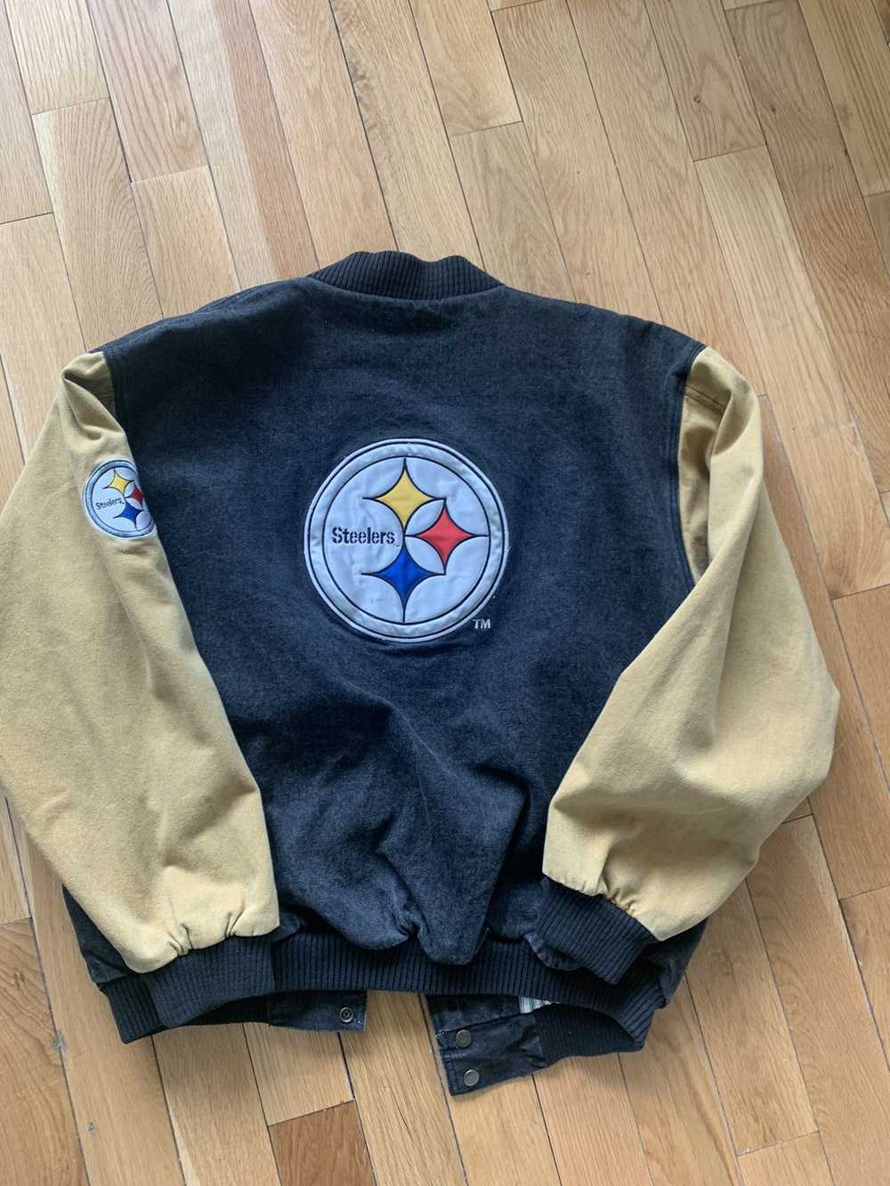 Vintage Vintage Steeler Bomber Varsity Jacket - image 4