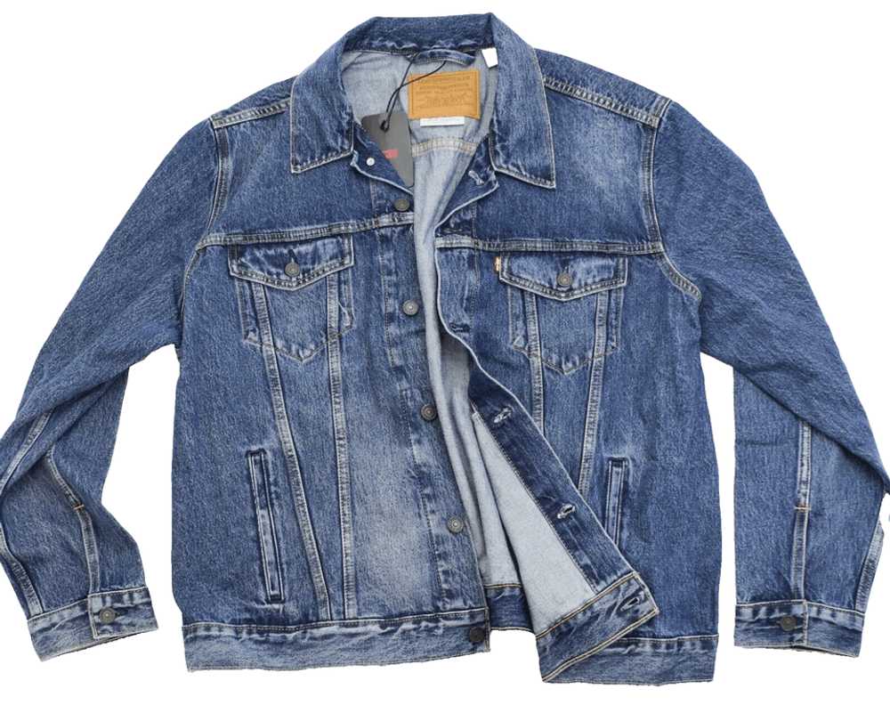 Levi's Levi's Premium Denim Trucker Jacket Men's … - image 2