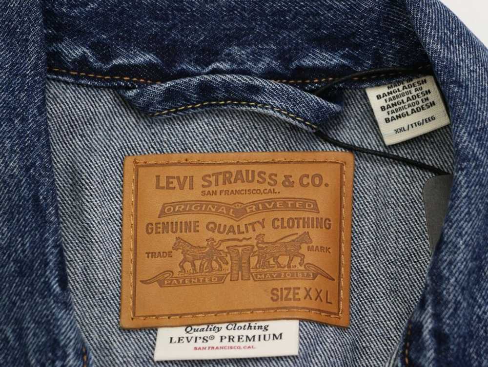 Levi's Levi's Premium Denim Trucker Jacket Men's … - image 5