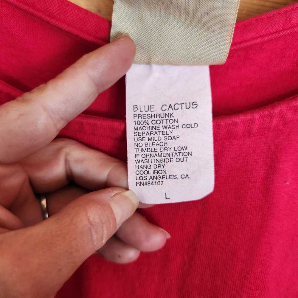Blue Cactus Vintage Red Lagenlook Dress Maxi USA … - image 6