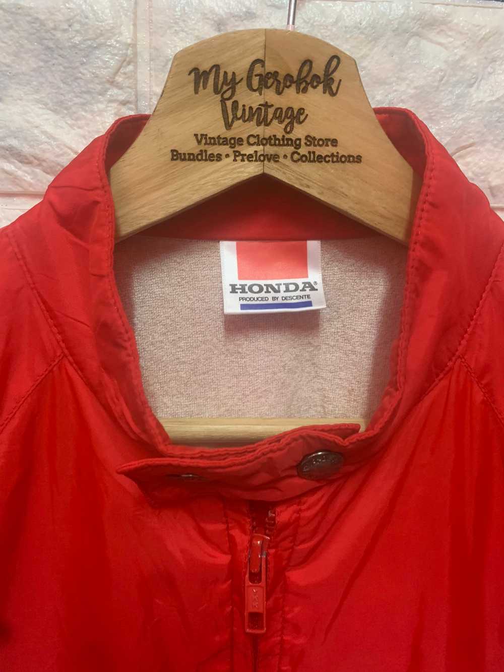 Honda - RARE!! Windbreaker Racing HONDA By Descen… - image 3