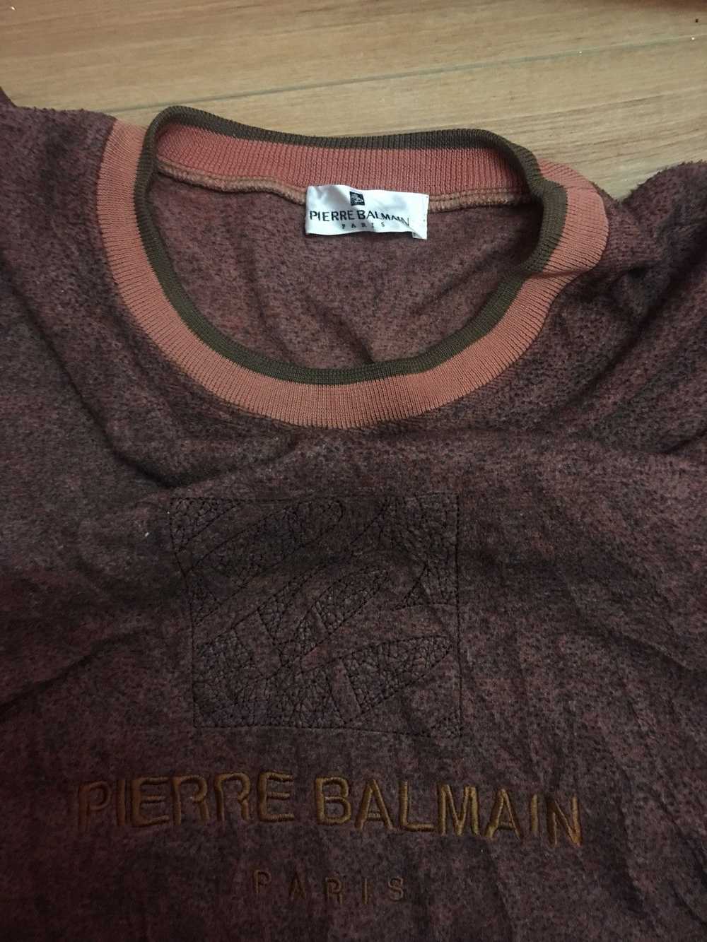 Rare Sweatshirt Pierre Balmain Paris - image 4