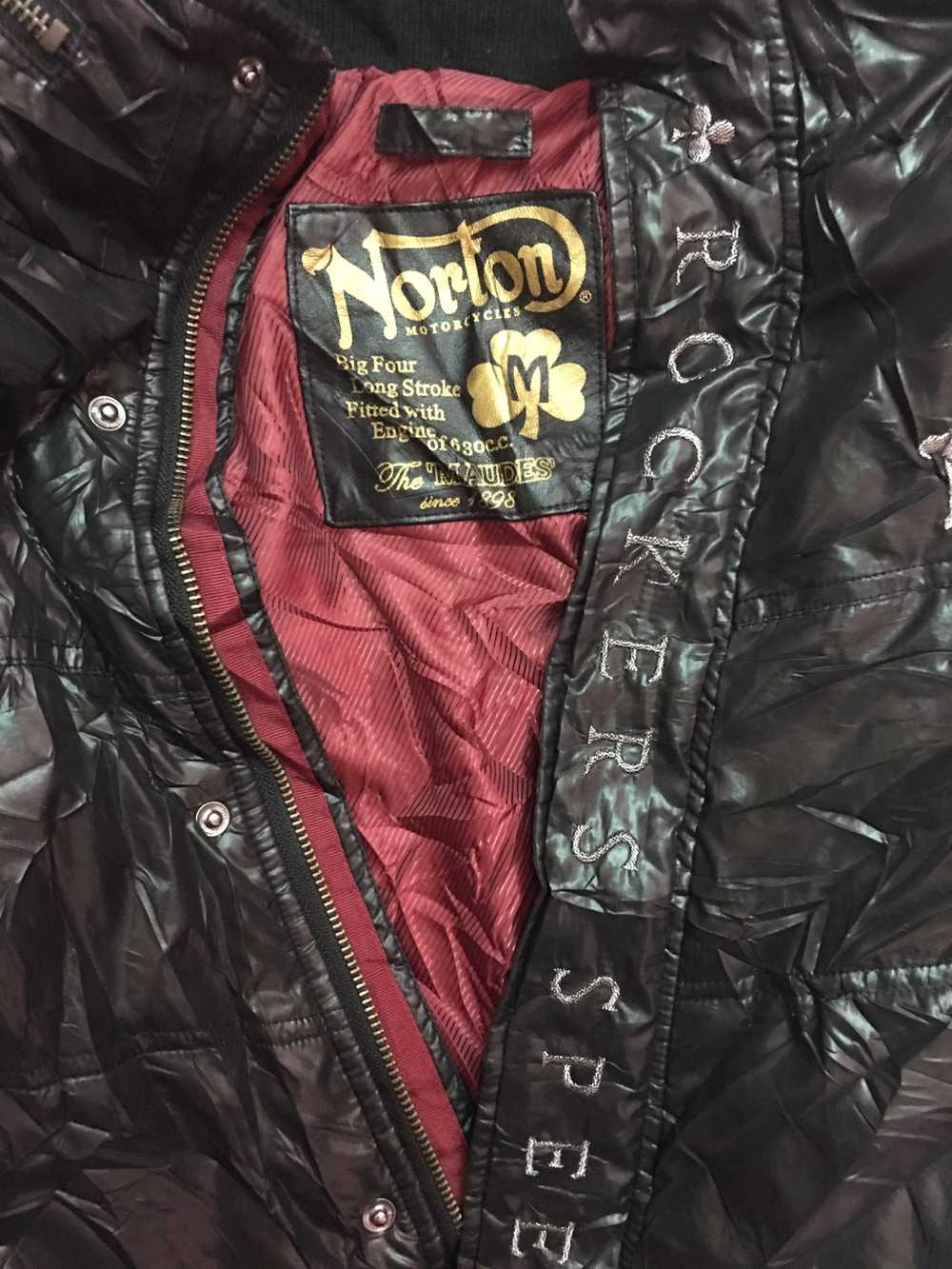 Norton - Rare Jacket Norton With Big Logo - image 6