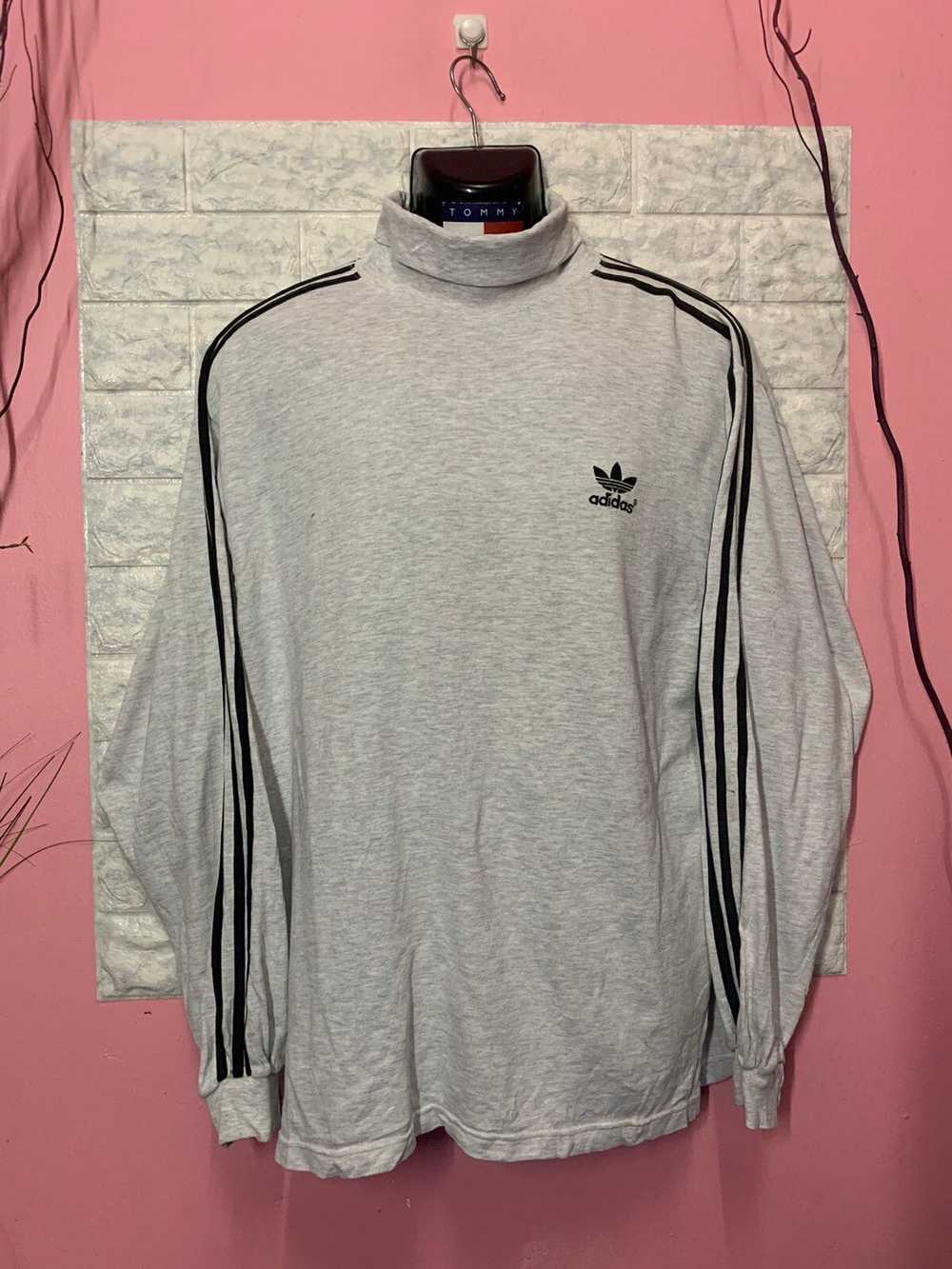 Vintage Sweatshirt Adidas Turtleneck - image 1