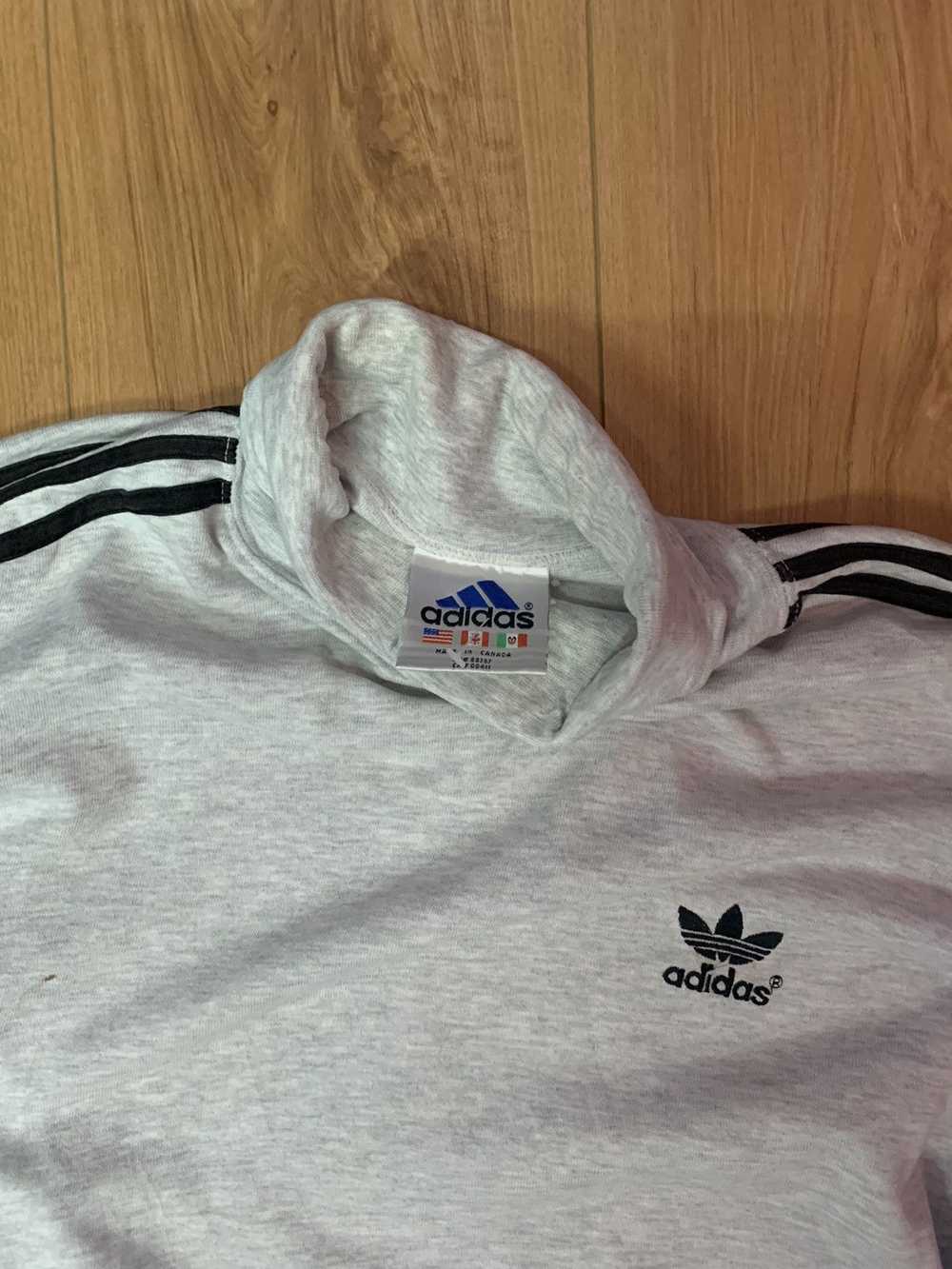 Vintage Sweatshirt Adidas Turtleneck - image 4