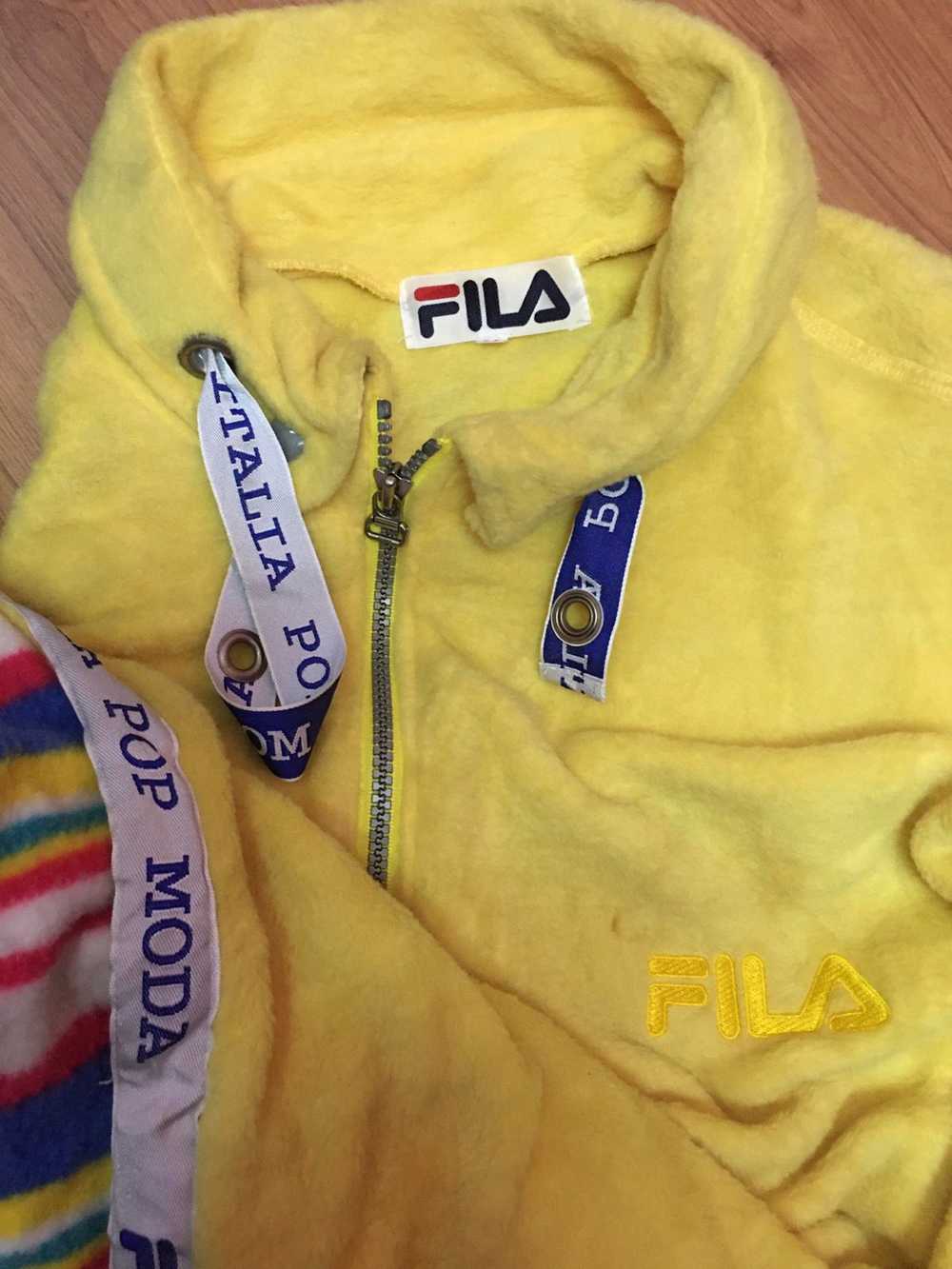 Vintage - Sweater Fleece Fila Nice Design - image 4