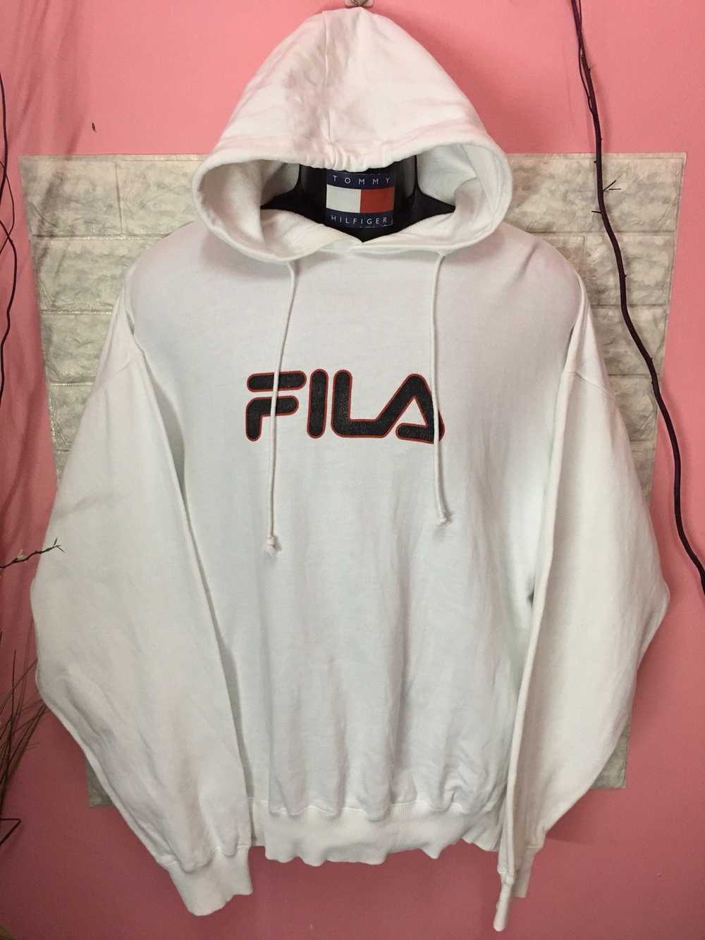 Vintage - Rare Sweater Hoodies Fila Big Logo - image 1