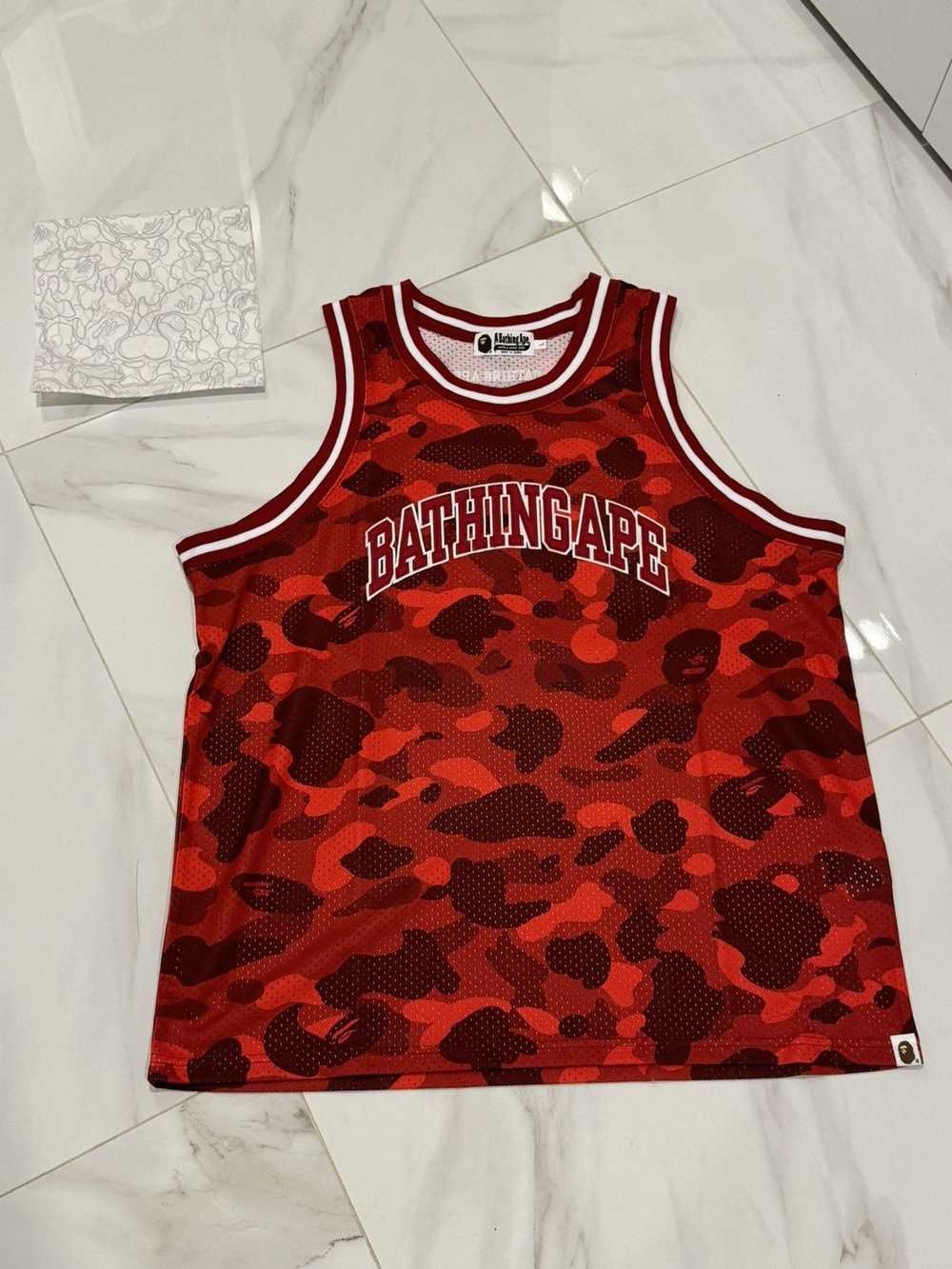 Bape Color Camo Mesh Tank Top - image 1