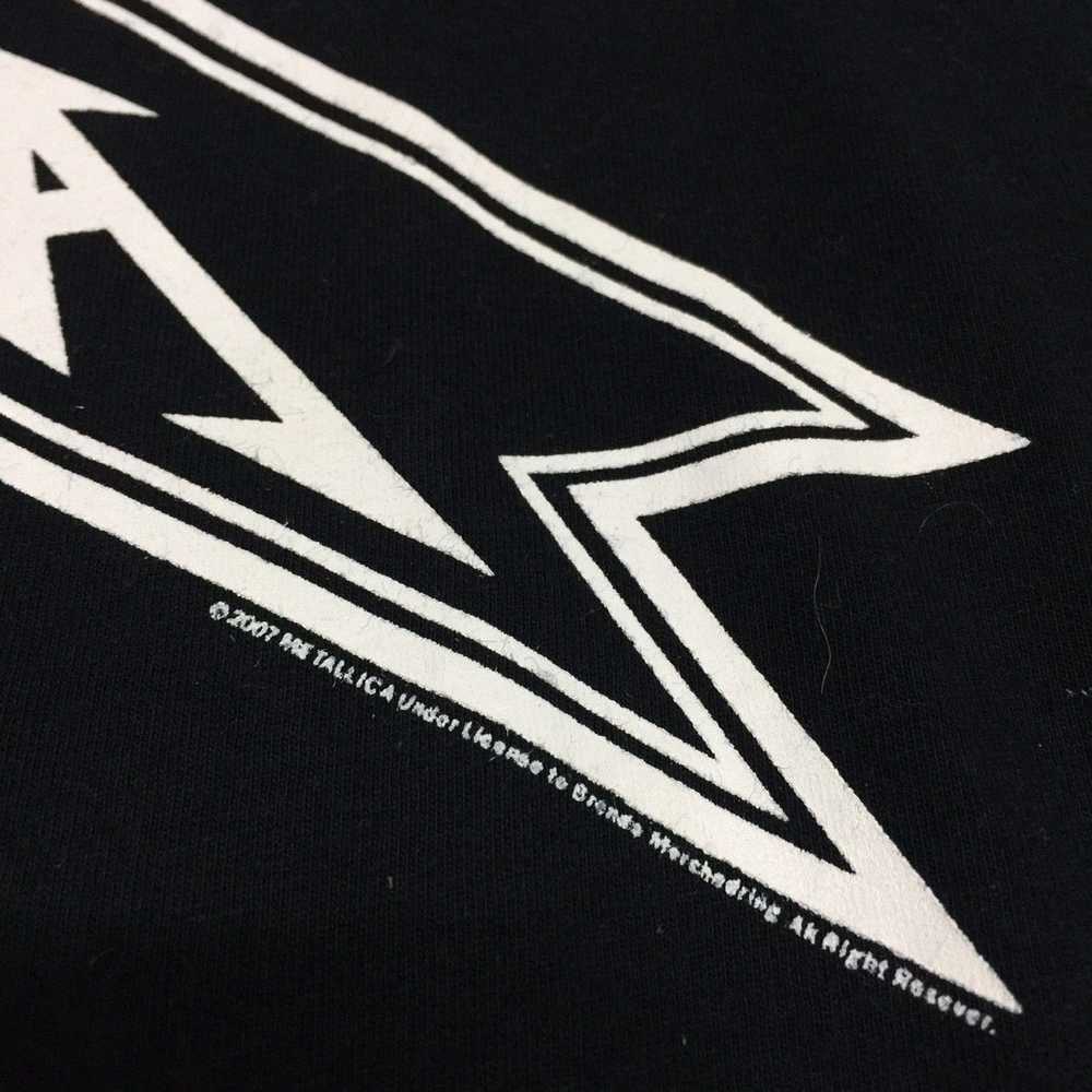 Band Tees × Rock T Shirt × Vintage Metallica 2007… - image 4