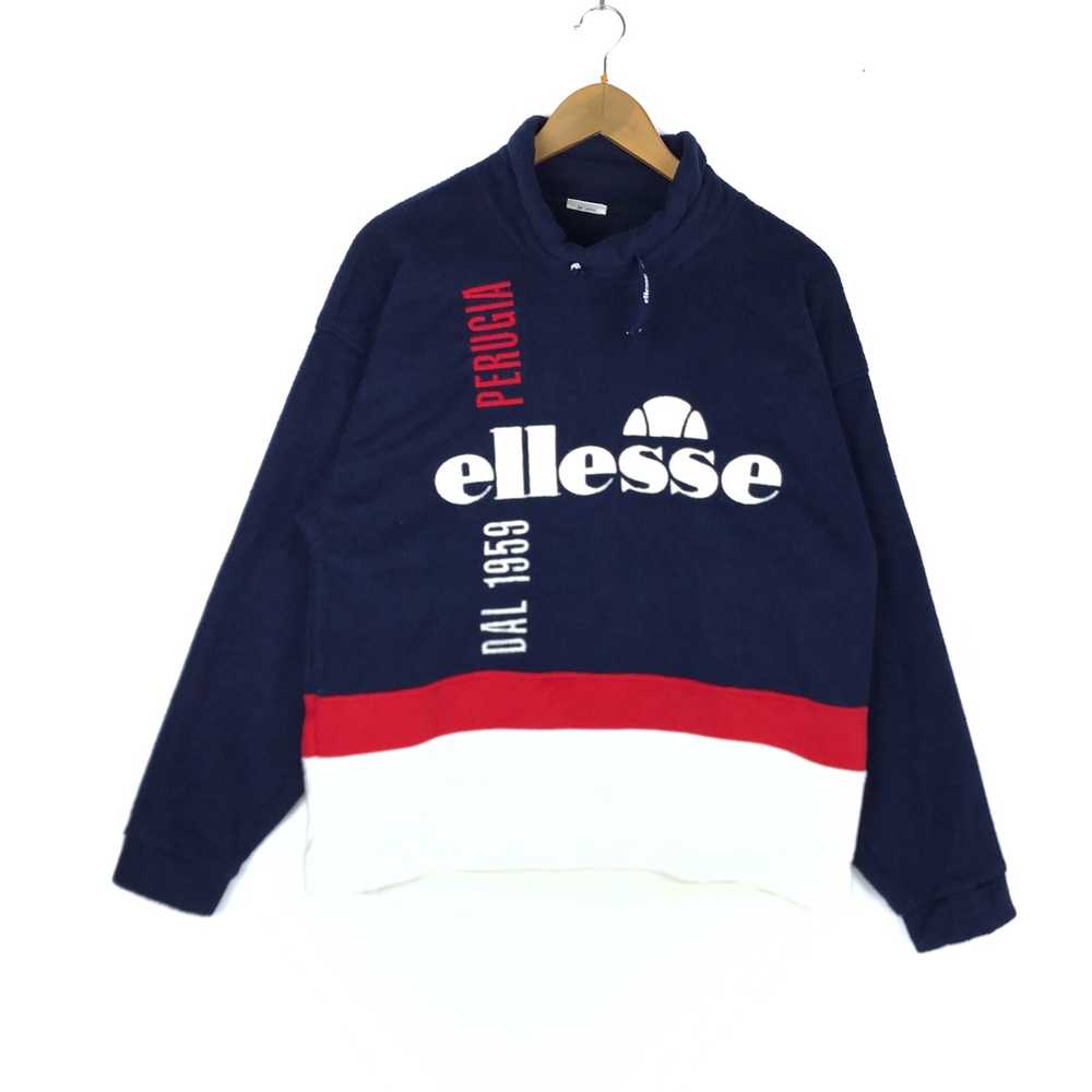 Vintage - Vintage Ellesse Fleece Sweatshirt Mediu… - image 1