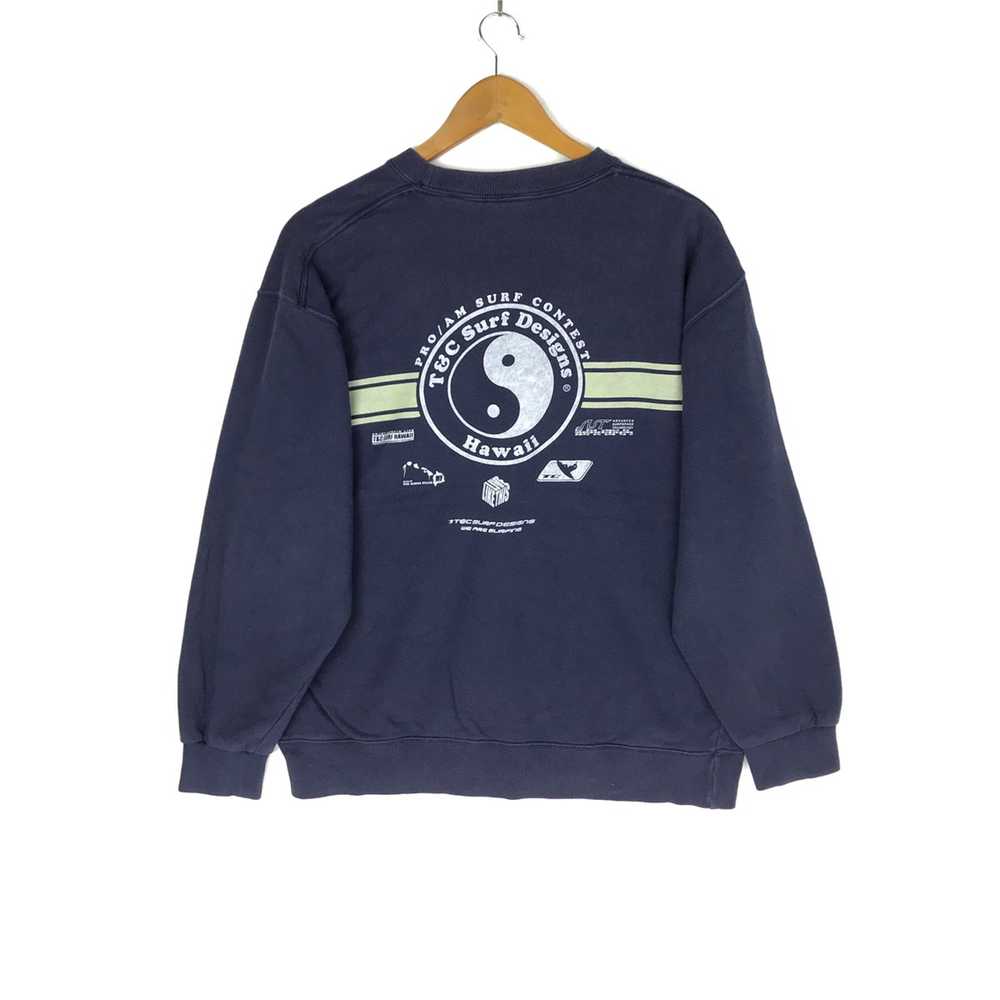 Vintage - Vintage T&C Surf Design Hawaii Sweatshi… - image 1