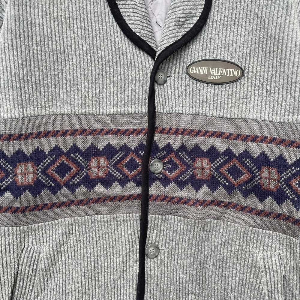 Vintage - Vintage 90s Gianni Valentino Sweater | … - image 3