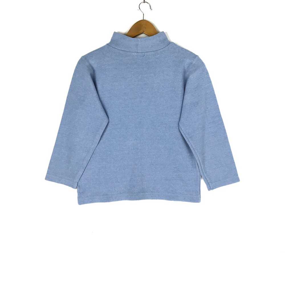 Vintage - Elle Sweatshirt Vtg Designer Blue Colou… - image 3