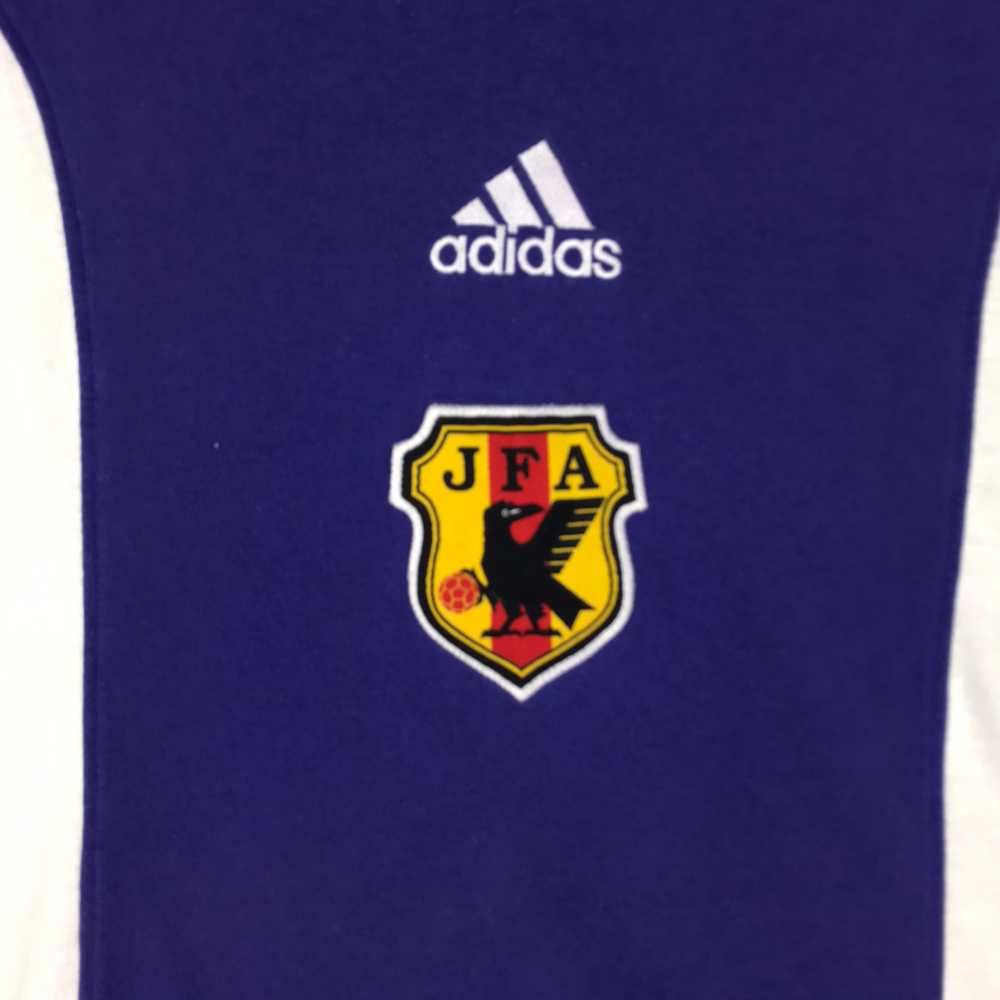 Vintage 90s Adidas Tshirt JFA Japan Football Larg… - image 2