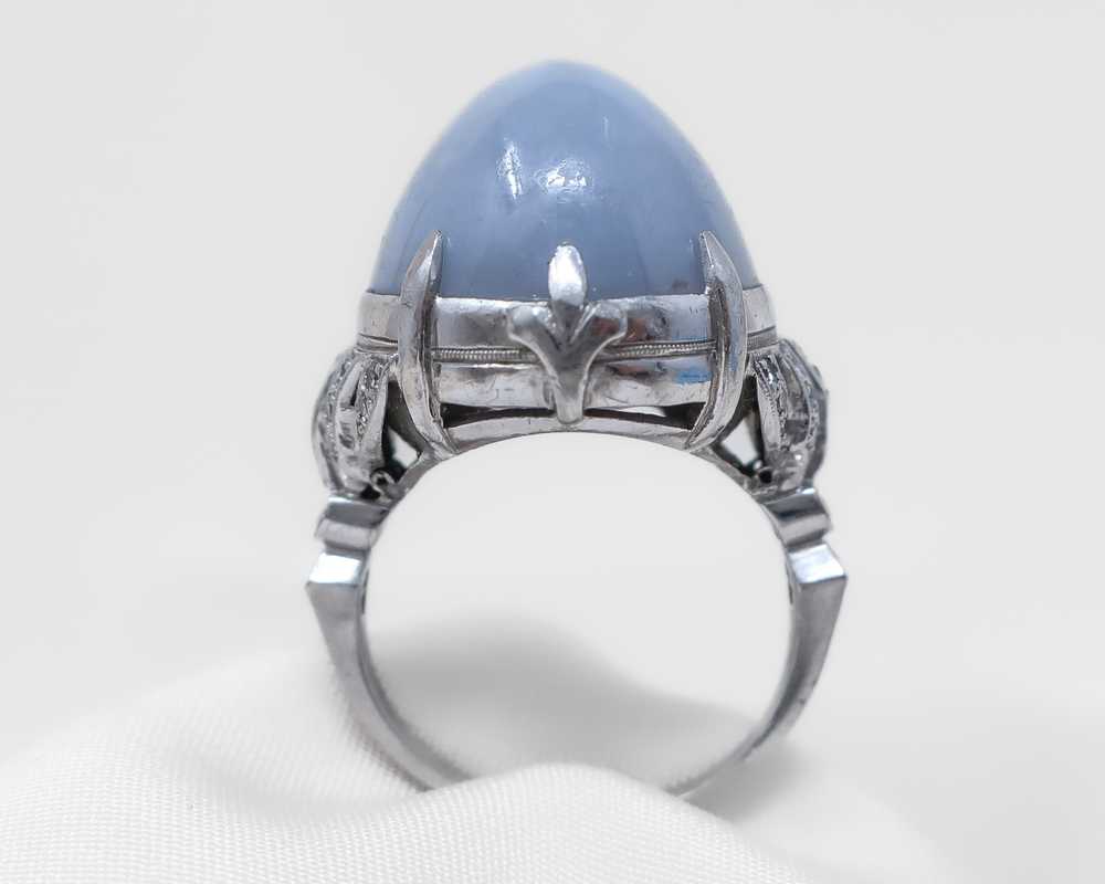 Midcentury Star Sapphire Ring - image 3