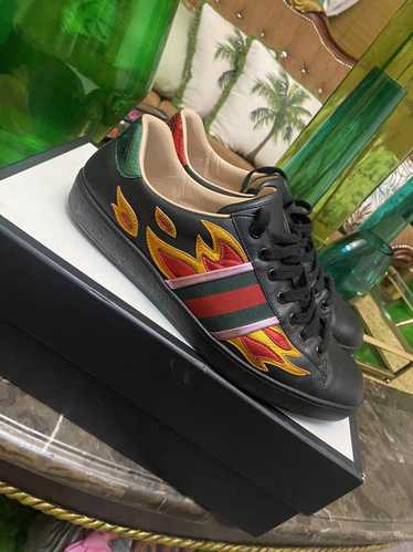 Gucci × Streetwear × Vintage Men Gucci Aces Flames