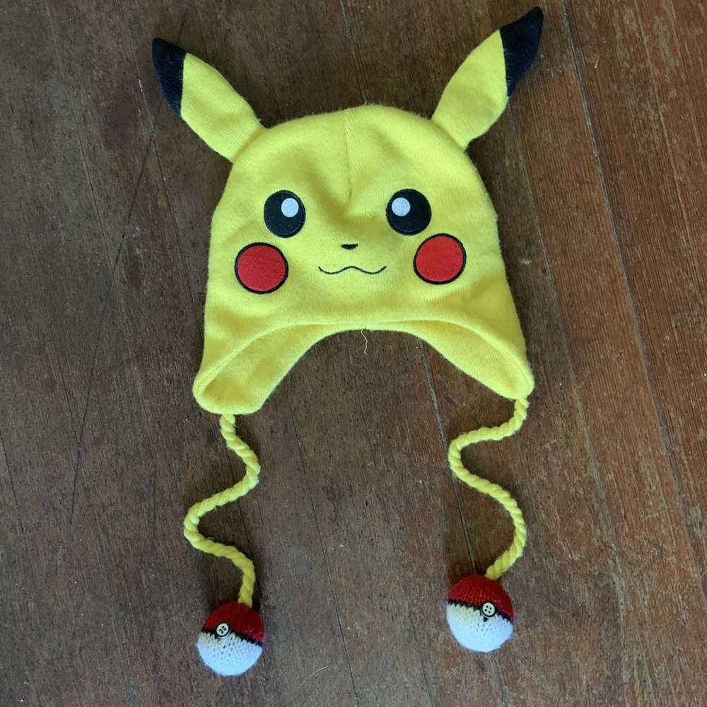 Pokemon × Streetwear × Vintage Pikachu Face Beanie - image 1