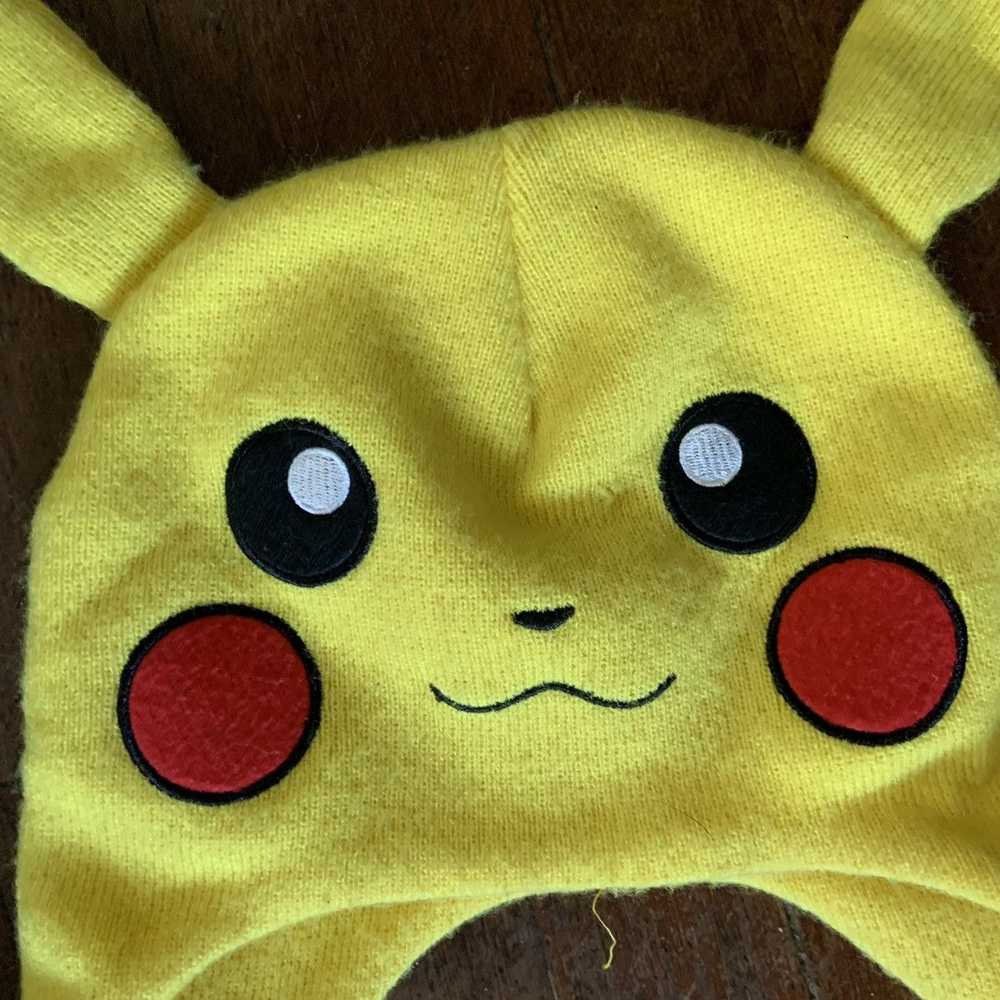 Pokemon × Streetwear × Vintage Pikachu Face Beanie - image 2