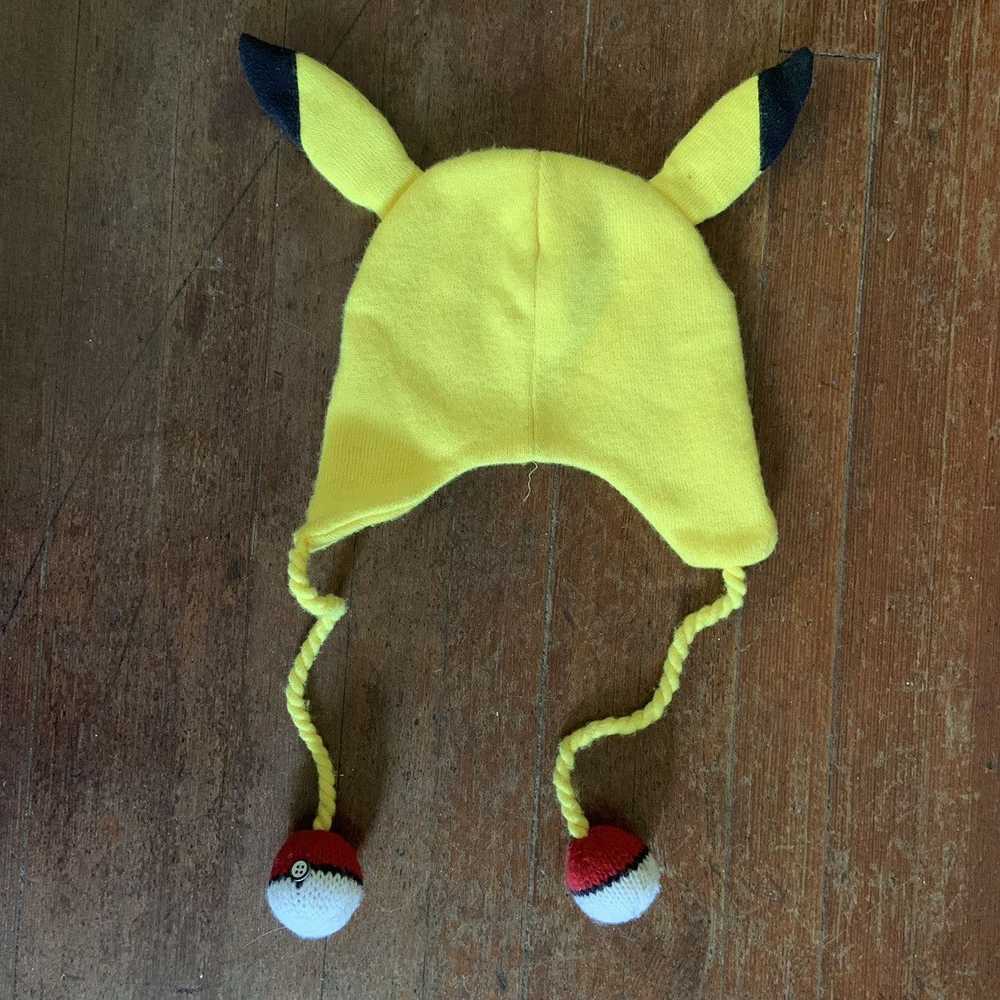 Pokemon × Streetwear × Vintage Pikachu Face Beanie - image 3