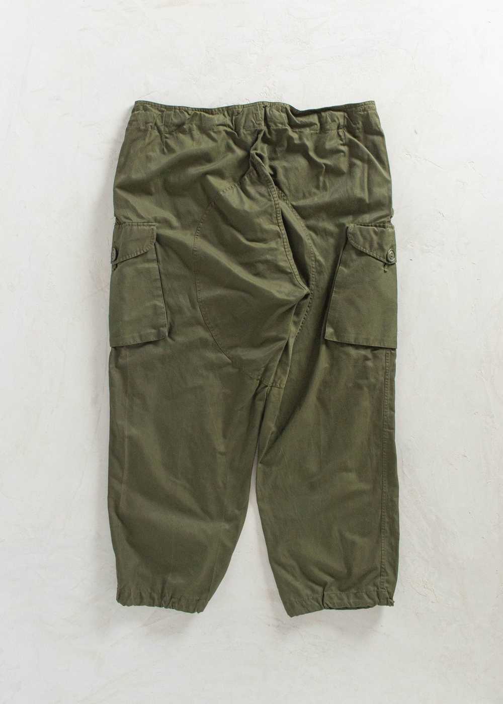 Vintage 1970s Military Wind Cargo Pants Size XL/2… - image 3