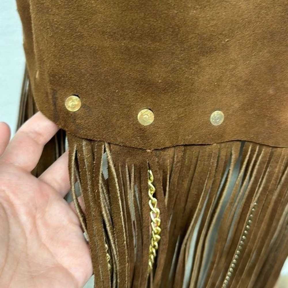 Ultra Rare Vintage Duette Leather Fringe with Cha… - image 10