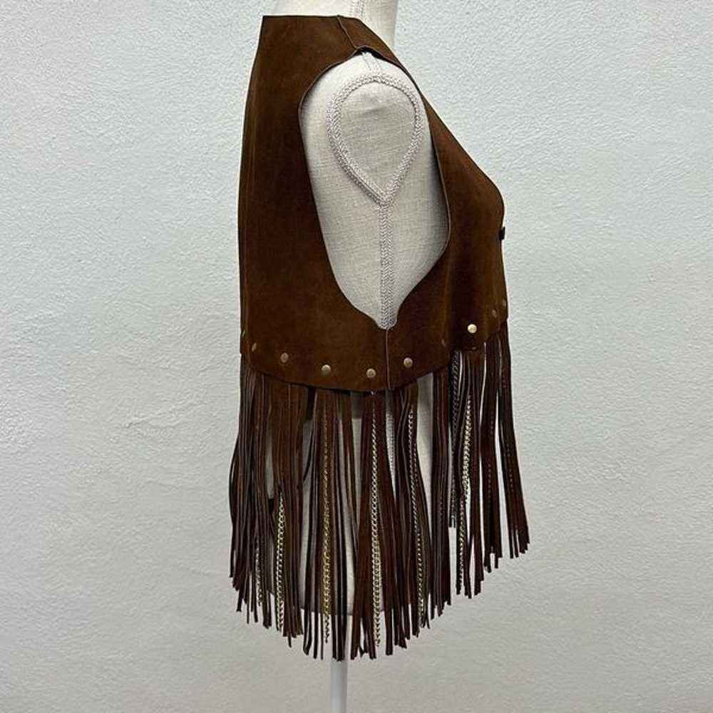Ultra Rare Vintage Duette Leather Fringe with Cha… - image 6