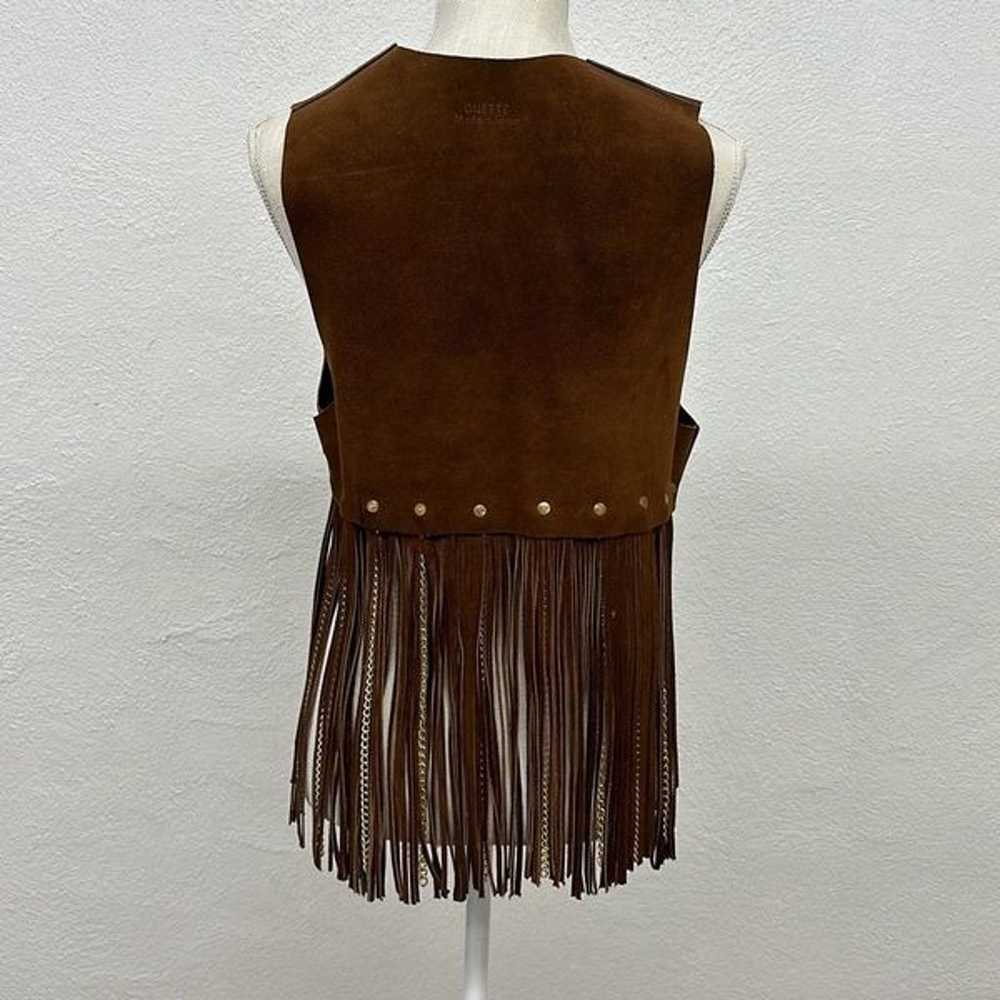 Ultra Rare Vintage Duette Leather Fringe with Cha… - image 7