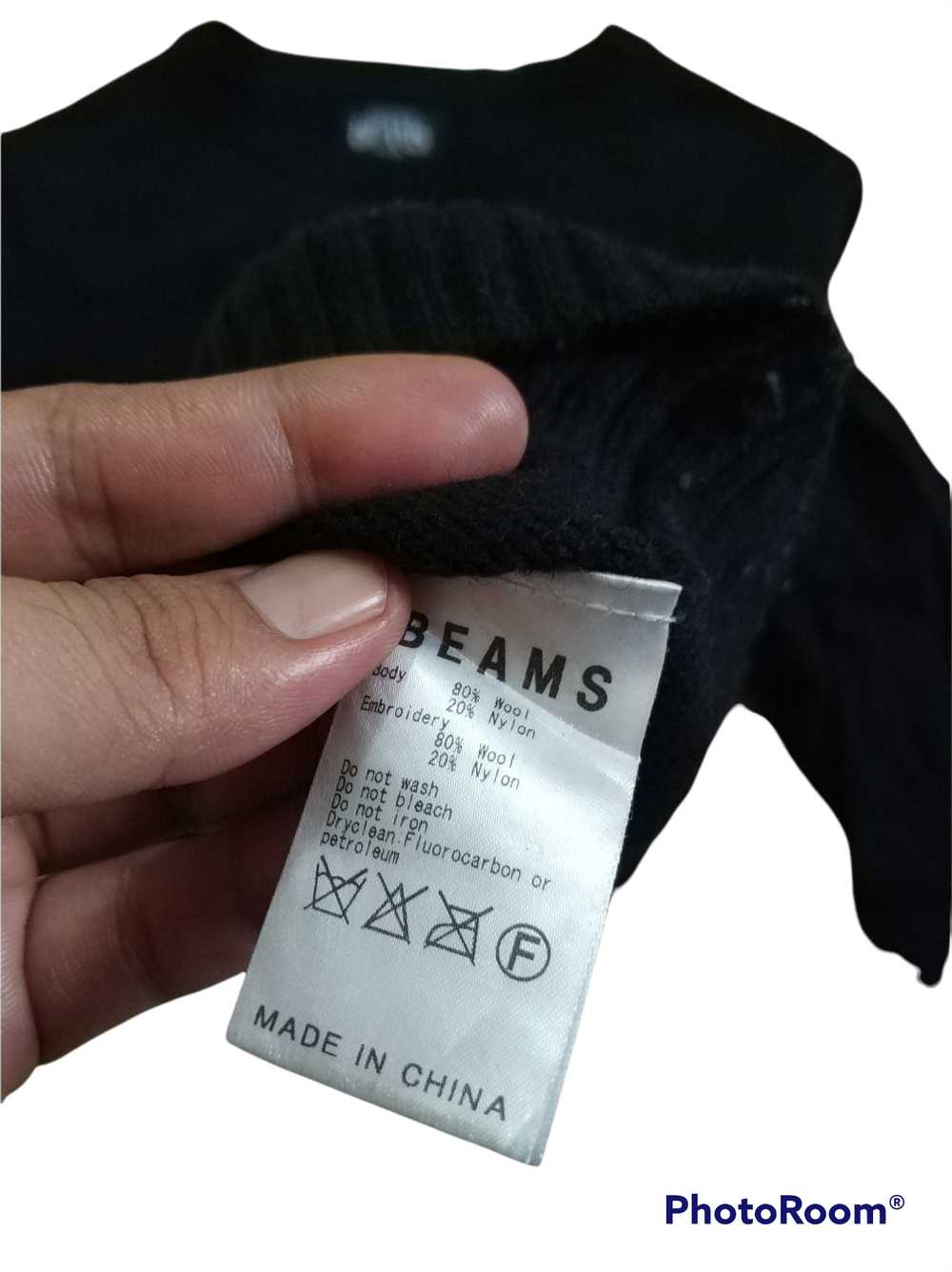 BEAMS PLUS 🔥Black Wool Beams London Knitwear Swe… - image 5