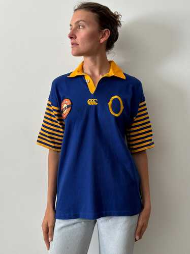 Short Striped Sleeve Rugby Jersey