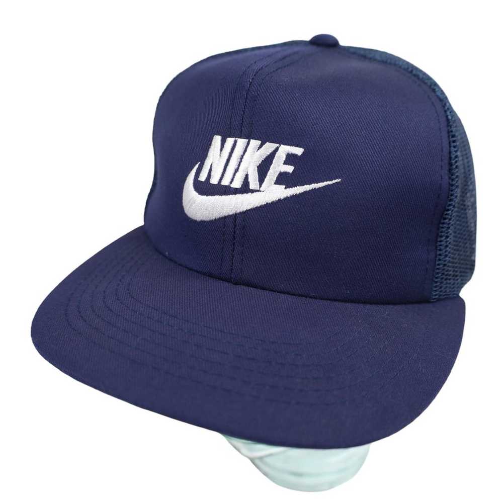 Vintage 90s Nike Mesh Tucker Hat - image 1